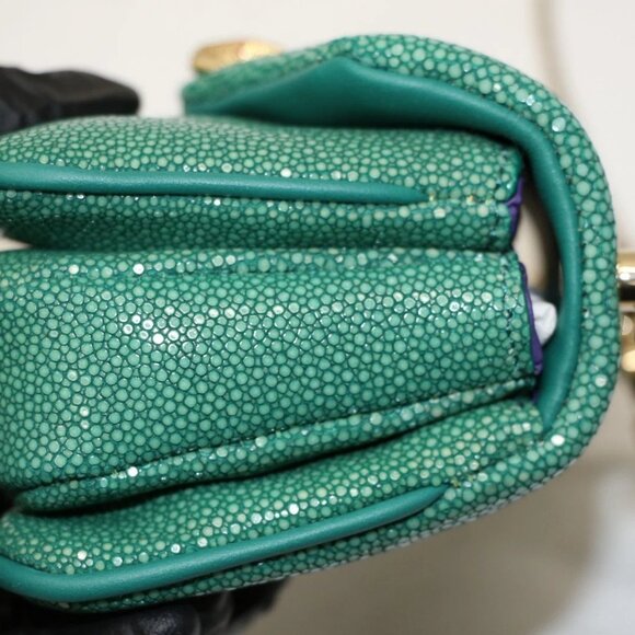 Bulgari Serpenti Reverse Micro Top Handle Bag - Green - Picture 12 of 14